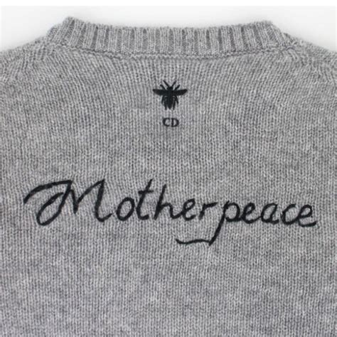 dior grey crew neck|Christian Dior Grey cashmere ‘5 Swords’ embroidered sweater.